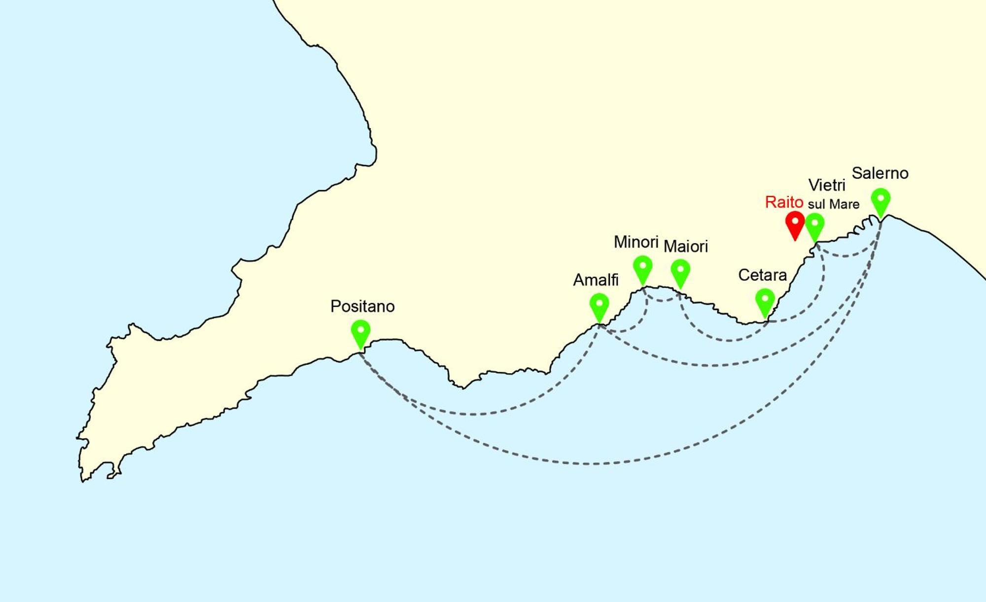 Raito Guest House - Amalfi Coast Vietri Zewnętrze zdjęcie
